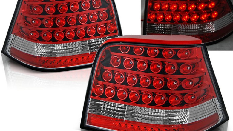 LED stražnja svjetla (crvena/kristal) / Volkswagen Golf 4 (09.1997-09.2003), LDVW21