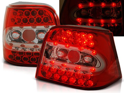 LED stražnja svjetla (crvena/kristal) / Volkswagen Golf 4 (09.1997-09.2003), LDVW37