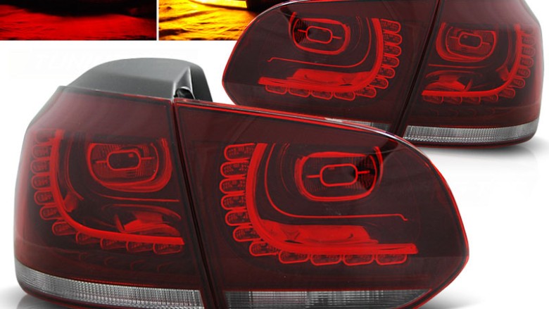 LED stražnja svjetla (crvena/kristal) / Volkswagen Golf VI (2008-2013), LDVW70