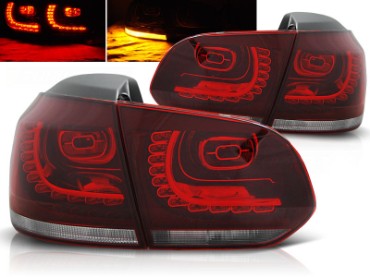 LED stražnja svjetla (crvena/kristal) / Volkswagen Golf VI (2008-2013), LDVW70