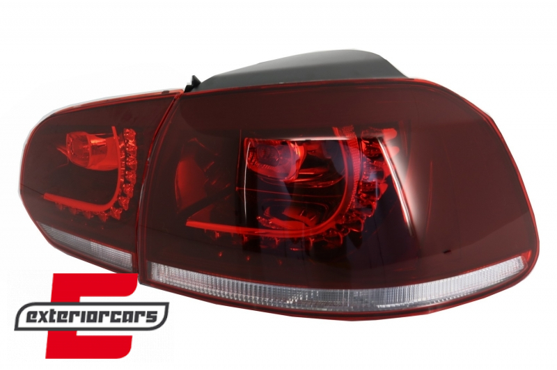 LED stražnja svjetla (crvena/kristal) / Volkswagen Golf VI (2008-2013), LDVW70