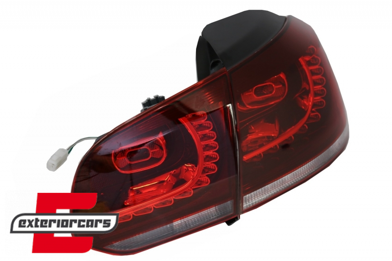 LED stražnja svjetla (crvena/kristal) / Volkswagen Golf VI (2008-2013), LDVW70