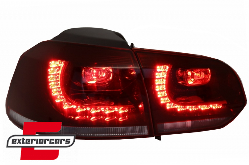 LED stražnja svjetla (crvena/kristal) / Volkswagen Golf VI (2008-2013), LDVW70