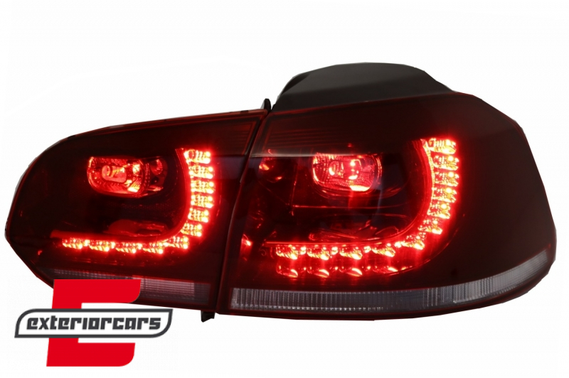 LED stražnja svjetla (crvena/kristal) / Volkswagen Golf VI (2008-2013), LDVW70
