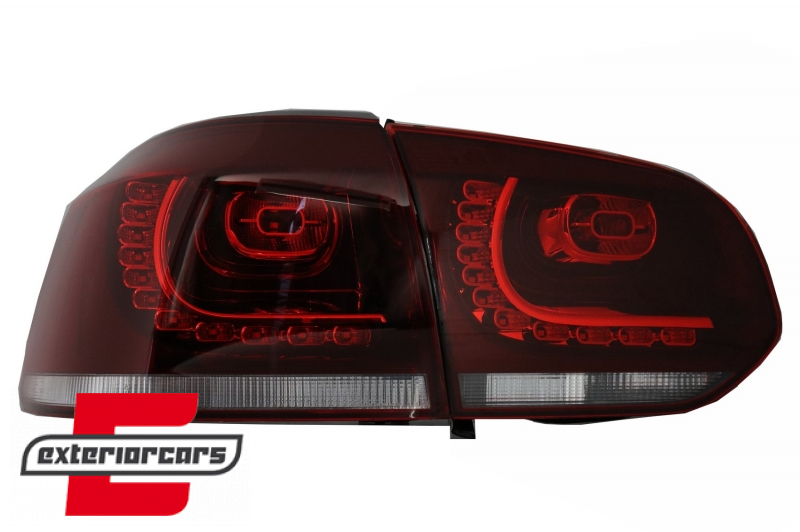 LED stražnja svjetla (crvena/kristal) / Volkswagen Golf VI (2008-2013), LDVW70
