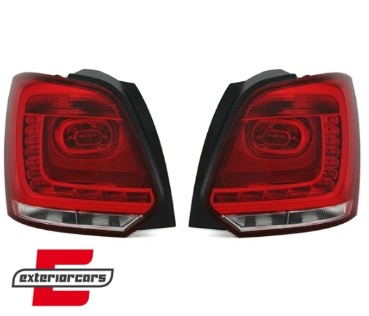 LED stražnja svjetla (crvena/kristal) / Volkswagen Polo (2009-2014), LDVWB2