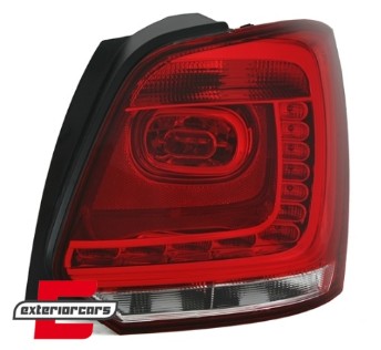 LED stražnja svjetla (crvena/kristal) / Volkswagen Polo (2009-2014), LDVWB2