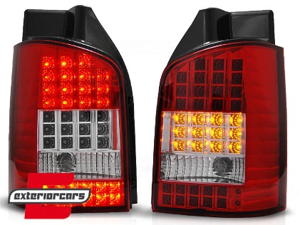 LED stražnja svjetla (crvena/kristal) / Volkswagen T5 (04.2003-08.2009), LDVW44