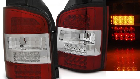 LED stražnja svjetla (crvena/kristal) / Volkswagen T5.1 (04.2010-2015), LDVWN6