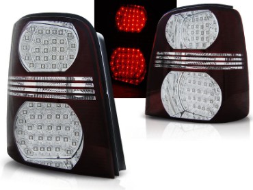 LED stražnja svjetla (crvena/kristal) / Volkswagen Touran (02.2003-2010), LDVW46