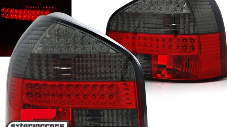 LED stražnja svjetla (crvena/smoke) / Audi A3 (1996-08.2000) Hatchback 3V 5V, LDAU86