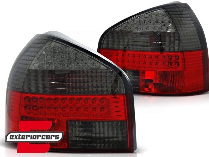LED stražnja svjetla (crvena/smoke) / Audi A3 (1996-08.2000) Hatchback 3V 5V, LDAU86