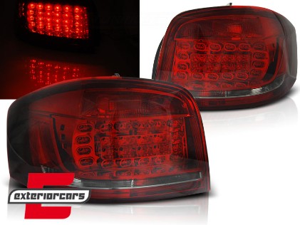 LED stražnja svjetla (crvena/smoke) / Audi A3 8P Hatchback (2008-2012) 3 vrata, LDAUB7