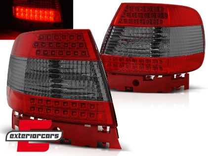 LED stražnja svjetla (crvena/smoke) / Audi A4 B5 (1994-09.2000) limuzina, LDAU83