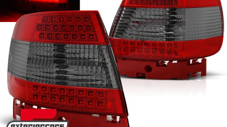 LED stražnja svjetla (crvena/smoke) / Audi A4 B5 (1994-09.2000) limuzina, LDAU83