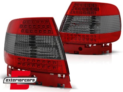 LED stražnja svjetla (crvena/smoke) / Audi A4 B5 (1994-09.2000) limuzina, LDAU83