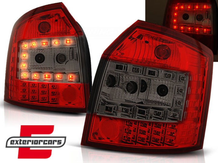 LED stražnja svjetla (crvena/smoke) / Audi A4 B6 (2000-2004) karavan, LDAU35