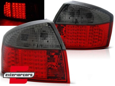 LED stražnja svjetla (crvena/smoke) / Audi A4 B6 (2000-2004) limuzina, LDAU80