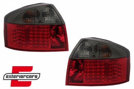 LED stražnja svjetla (crvena/smoke) / Audi A4 B6 (2000-2004) limuzina, LDAU80