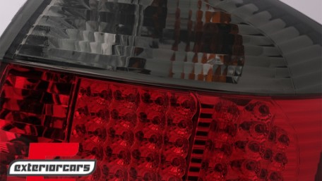 LED stražnja svjetla (crvena/smoke) / Audi A4 B6 (2000-2004) limuzina, LDAU80