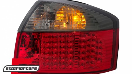 LED stražnja svjetla (crvena/smoke) / Audi A4 B6 (2000-2004) limuzina, LDAU80