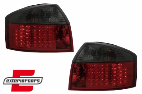 LED stražnja svjetla (crvena/smoke) / Audi A4 B6 (2000-2004) limuzina, LDAU80