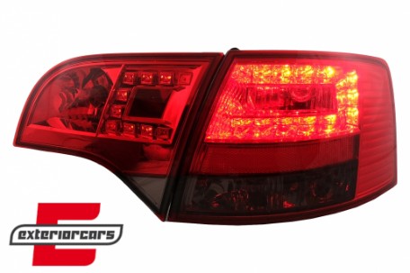 LED stražnja svjetla (crvena/smoke) / Audi A4 B7 (2004-2008) karavan, LDAU38
