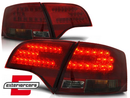 LED stražnja svjetla (crvena/smoke) / Audi A4 B7 (2004-2008) karavan, LDAU61