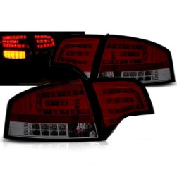 LED stražnja svjetla (crvena/smoke) / Audi A4 B7 (2004-2008) limuzina, LDAUG8