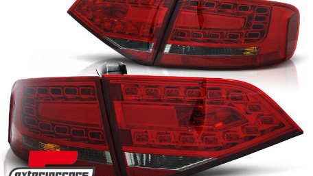 LED stražnja svjetla (crvena/smoke) / Audi A4 B8 limuzina (2008-2011), LDAU89