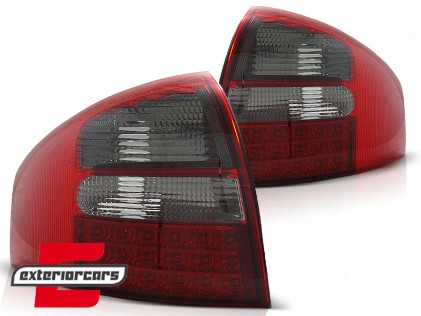 LED stražnja svjetla (crvena/smoke) / Audi A6 C5 limuzina (1997-2004), LDAU78