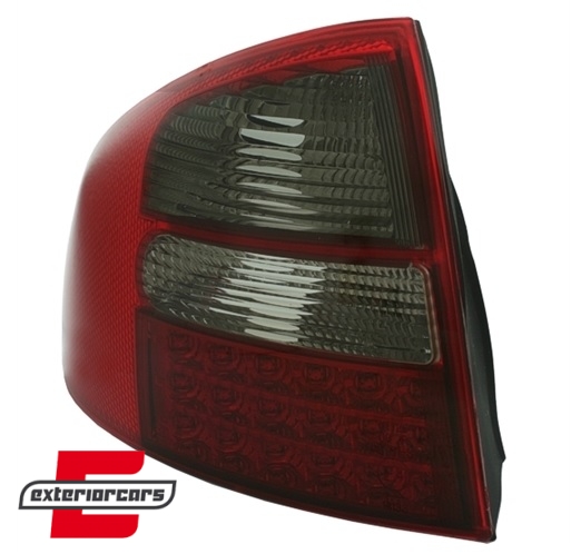 LED stražnja svjetla (crvena/smoke) / Audi A6 C5 limuzina (1997-2004), LDAU78