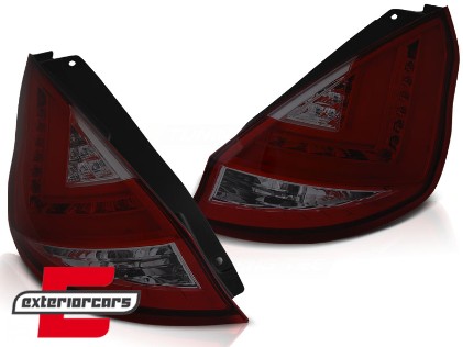 LED stražnja svjetla (crvena/smoke) / Ford Fiesta Mk7 (2008-2012) hatchback, LDFO46