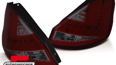 LED stražnja svjetla (crvena/smoke) / Ford Fiesta Mk7 Facelift (2012-2016) hatchback, LDFO50
