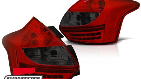 LED stražnja svjetla (crvena/smoke) / Ford Focus 3 Hatchback (2011-10.2014), LDFO39