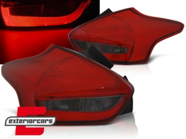 LED stražnja svjetla (crvena/smoke) / Ford Focus 3 Hatchback Facelift (2015-2018), LDFO54