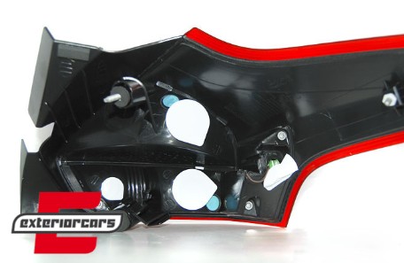 LED stražnja svjetla (crvena/smoke) / Ford Focus 3 Hatchback Facelift (2015-2018), LDFO54