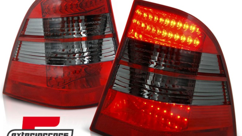 LED stražnja svjetla (crvena/smoke) / Mercedes ML M-klasa (1998-2005), LDME05