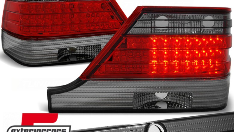 LED stražnja svjetla (crvena/smoke) / Mercedes S-klasa W140 (1995-10.1998), LDME31