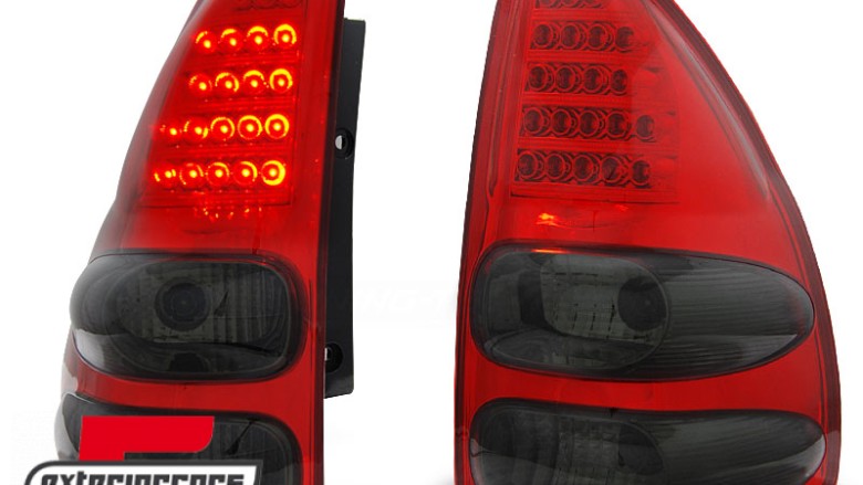 LED stražnja svjetla (crvena/smoke) / Toyota Land Cruiser FJ120 (2003-2008), LDTO08