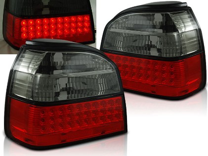 LED stražnja svjetla (crvena/smoke) / Volkswagen Golf 3 (09.1991-08.1997), LDVW36