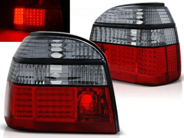 LED stražnja svjetla (crvena/smoke) / Volkswagen Golf 3 (09.1991-08.1997), LDVW50