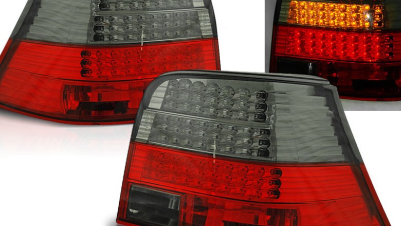 LED stražnja svjetla (crvena/smoke) / Volkswagen Golf 4 (09.1997-09.2003), LDVW32
