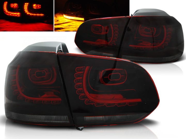 LED stražnja svjetla (crvena/smoke) / Volkswagen Golf VI (2008-2013), LDVW71