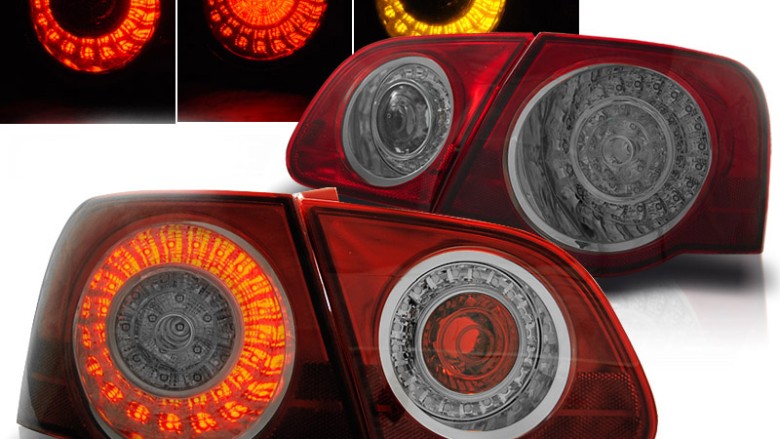 LED stražnja svjetla (crvena/smoke) / Volkswagen Passat B6 3C (03.2005-2010), LDVW73
