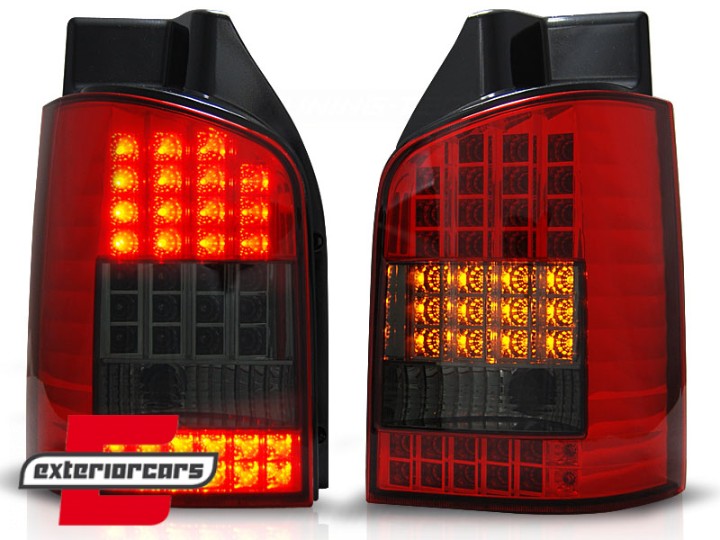LED stražnja svjetla (crvena/smoke) / Volkswagen T5 (04.2003-08.2009), LDVW45