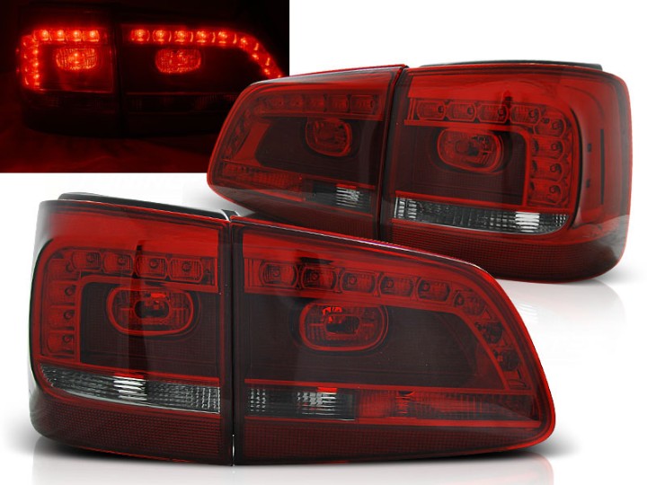 LED stražnja svjetla (crvena/smoke) / Volkswagen Touran (08.2010-2015), LDVWB0