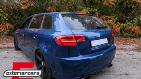 LED stražnja svjetla Facelift dizajn (crvena/kristal) / Audi A3 Sportback (2004-2008), LDAUA7