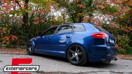 LED stražnja svjetla Facelift dizajn (crvena/kristal) / Audi A3 Sportback (2004-2008), LDAUA7