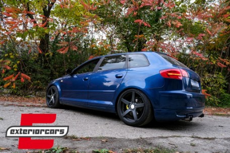 LED stražnja svjetla Facelift dizajn (crvena/kristal) / Audi A3 Sportback (2004-2008), LDAUA7
